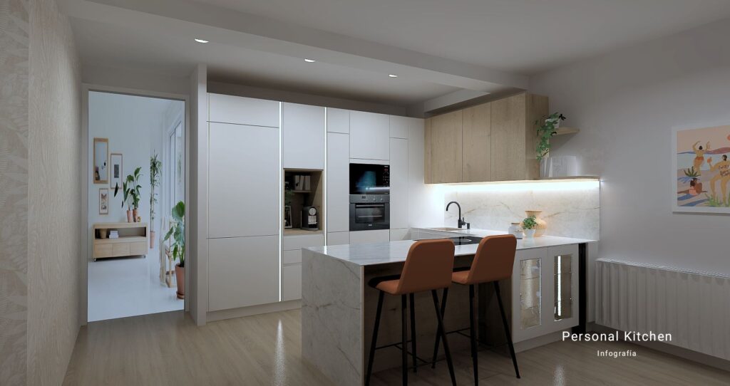 cocina en U