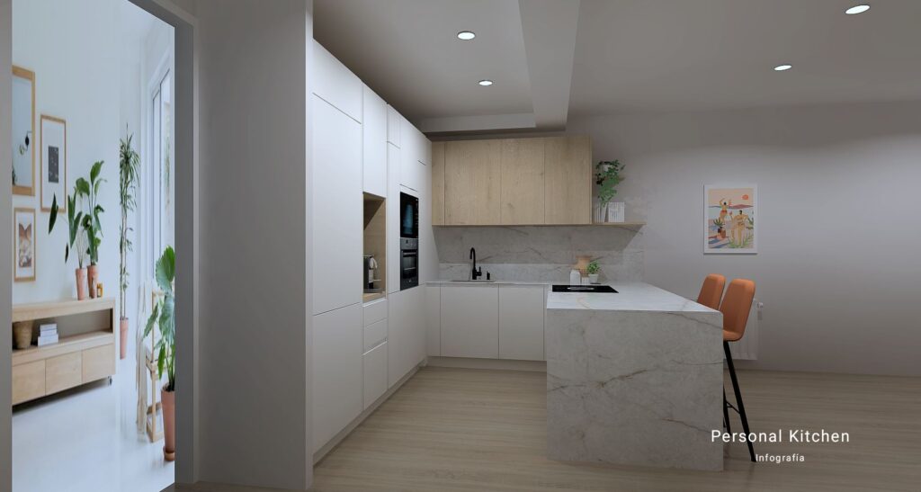 cocina en U